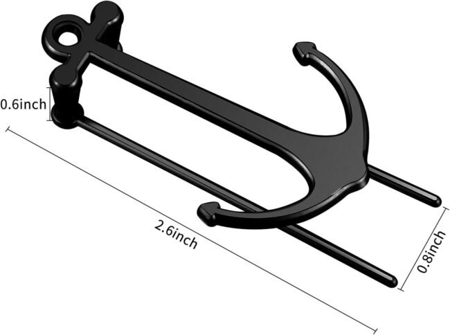 2 Pieces Bookmarks Creative Anchor Bookmark Metal Page Holder for Reading Students Teachers Graduation Gifts Office Supplies - Image 2