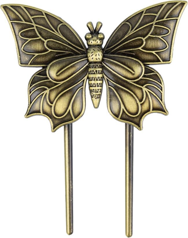 Vintage Book Clips Butterfly Retro Metal Bookmarks Bronze Page Clip for Reading Lovers Writers