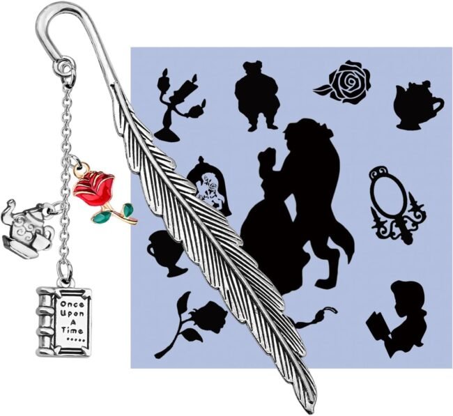 Fairy Tale Gift Princess Gift Metal Bookmark for Reader Book Lover Bookish Bookworm Book Nerd( Bookmark)