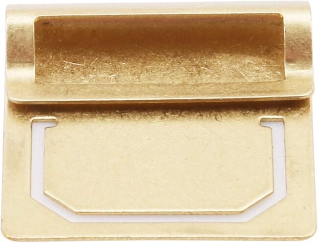 Retro Brass Bookmark, Mini Index Clamp Label Clip, Stationery Gifts(6pcs) - Image 2
