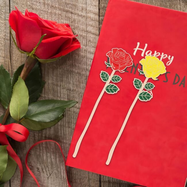 Metal Rose Bookmark Gift, Bookmarks for Women Mother's Day, Girlfriend and Friend Graduation, Teacher's Day, Thanksgiving, Cute Bookmarks GiftFor Book Lovers - Image 2